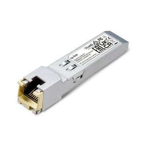 TP-Link TL-SM331T 1.25 Gbps, 1 x 1000 Mbps RJ45 Fém SFP modul kép
