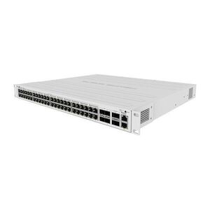 MikroTik CRS354-48P-4S+2Q+RM 48 portos GbE PoE LAN 4x10G SFP+ por... kép