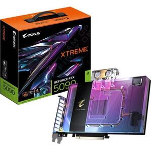 GeForce RTX 5090 AORUS XTREME WATERFORCE WB 32GB GDDR7 512bit (GV-N5090AORUSX WB-32GD) kép