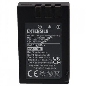 Helyettesítő EXTENSILO akku Fujifilm FinePix típus NP-140 1100mAh kép