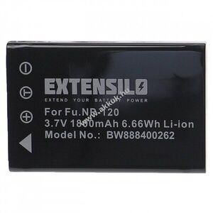Helyettesítő EXTENSILO akku Fujifilm FinePix F11 típus NP-120 1800mAh kép