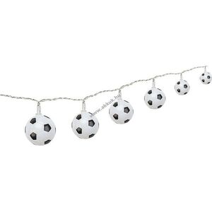 LED fényfűzér focilabdás, futball labdás mintával kép
