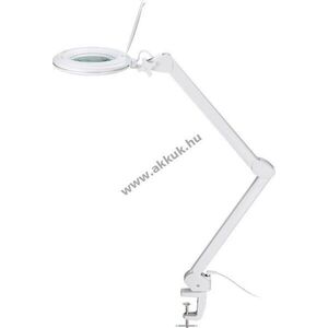 Goobay LED klemmlámpa nagyítóval 10W 800lm 127mm üveglencse 1, 75x 3Dioptria fehér kép