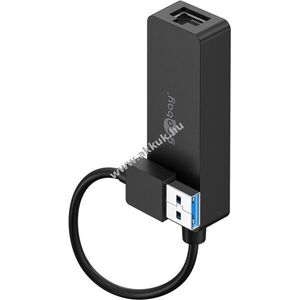Goobay USB-A Ethernet adapter RJ45 USB3.0 10/100/1000Mbit/s fekete kép