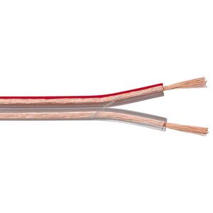 Goobay hangszórókábel átlátszó 25m 2x0, 75mm² CU kép