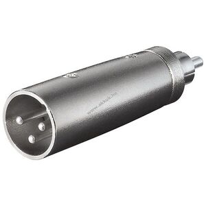 Goobay XLR-Adapter XLR dugó (3 tűs) > RCA (cinch) dugó kép