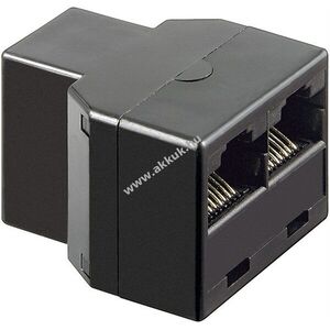 Goobay ISDN-T adapter RJ45 8P8C aljzat 12 fekete kép