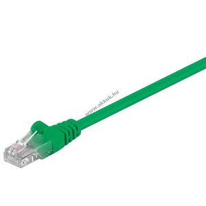 Goobay CAT5e U/UTP patchkábel zöld 1m RJ45 rézzel bevont alumínium vezető (CCA) kép