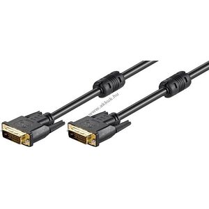 Goobay DVI-D Dual Link Full HD kábel 5m aranyozott DVI-D csatlakozó (24+1 pin) kép