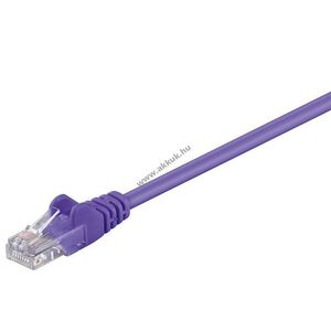 Goobay CAT5e U/UTP patchkábel CCA (rézzel bevont alumínium) lila 1m RJ45 kép