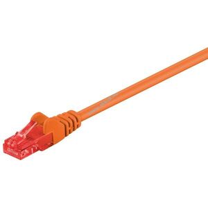 Goobay CAT 6 patchkábel U/UTP 20m narancs CCA (rézzel bevont alumínium) kép