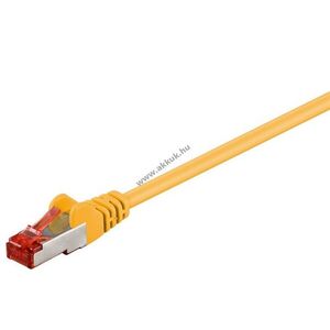 Goobay CAT-6 patchkábel S/FTP (PiMF) sárga CCA 3m kép