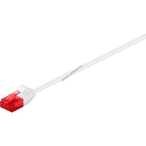 Goobay CAT 6 Slim patchkábel U/UTP fehér CU 0, 25m kép