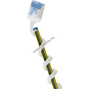 Goobay CAT6A ultravékony patchkábel 7.5m U/FTP AWG32 fehér TPE LSZH CU extrarövid csatlakozó kép
