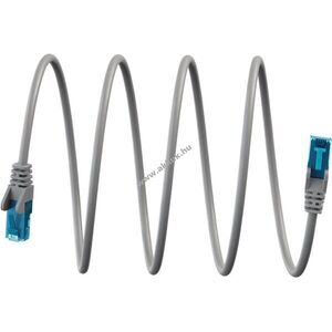 Goobay ultrarugalmas CAT 6A U/UTP patchkábel 2m szürke RJ45 rézhuzal CU LSZH kép