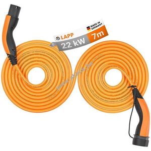 LAPP HELIX önfeltekeredő Typ 2 töltőkábel 22kW 7m 32A 3-fázisú (5555934053) kép