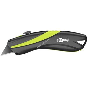 Goobay Tools biztonsági kés automata pengavisszahúzással 4db tartalék pengével kép