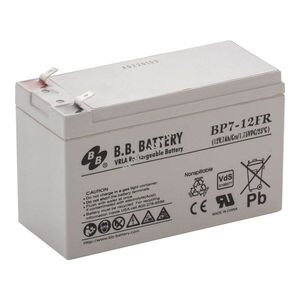 B.B. Battery BP7-12FR 12V 7Ah ólom akku AGM tűzálló kép