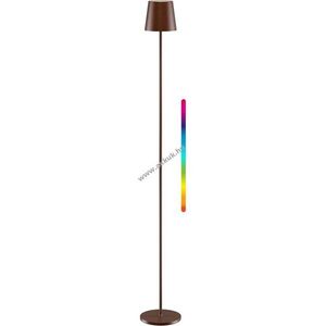 Goobay vezeték nélküli LED állólámpa XL 122cm RGBW 5W 220lm rézszínű érintésvezérlés IP44 kép