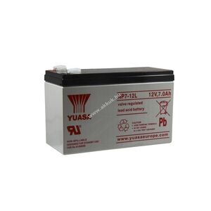 Yuasa NP7-12L 12V 7Ah ólom akku VDS 6, 3mm Faston AGM kép