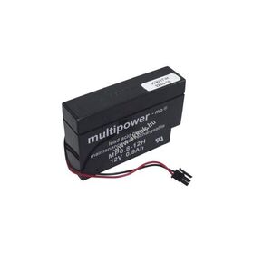 Multipower akku MP0, 8-12H 12V 800mAh kábel és csatlakozó ólomakku kép