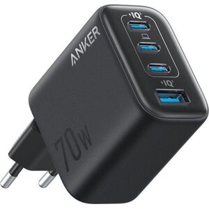 Anker Zolo 70W, 3× USB-C, 1× USB, fekete kép