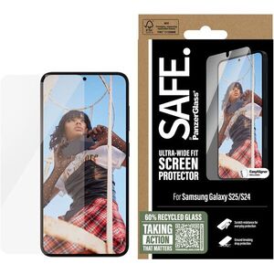 PanzerGlass SAFE Samsung Galaxy S25 üvegfólia + telepítő keret kép