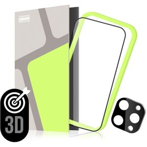Tempered Glass Protector 3D iPhone 16 Pro üvegfólia + kamera védő fólia + applikátor - Case Friendly kép