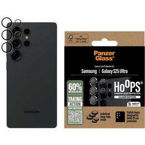 PanzerGlass Hoops Samsung Galaxy S25 Ultra átlátszó kameravédő gyűrű kép