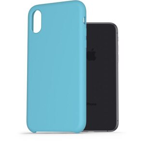 AlzaGuard Premium Liquid Silicone Case iPhone X / Xs kék tok kép