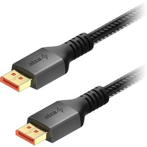 AlzaPower AluCore DisplayPort 2.1 16K, 3m, fekete kép