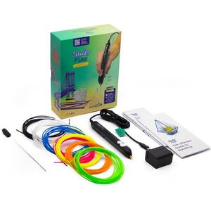 3Doodler 3D FLOW + 8 PLA utántöltő és 3D sablon kép