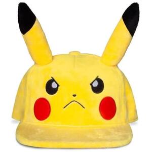 DIFUZED Pokémon: Angry Pikachu, snapback sapka fülekkel kép