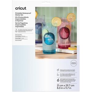 Cricut Sticker Set Waterproof A4 - 6 sheets (Transparent) kép