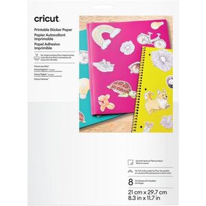 Cricut Printable Sticker Paper A4 - 8 sheets (White) kép