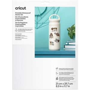 Cricut Sticker Set Waterproof A4 - 6 sheets (White) kép