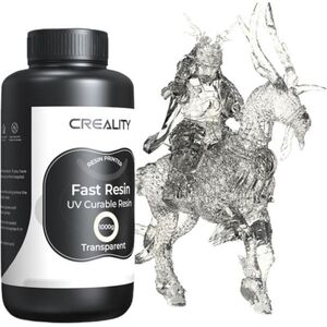 Creality Quick resin clear color 1KG black plastic bottle kép