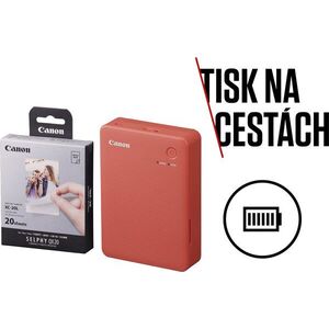 Canon SELPHY Square QX20 KIT, piros + 20 db papír kép