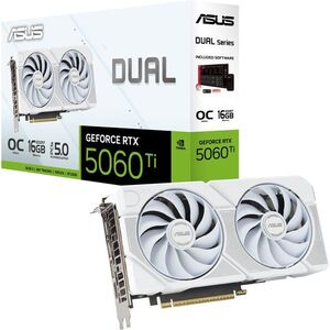 ASUS DUAL GeForce RTX 5060 Ti 16G OC White kép