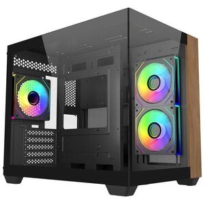 Cooler Master Elite 481 Wood Black kép