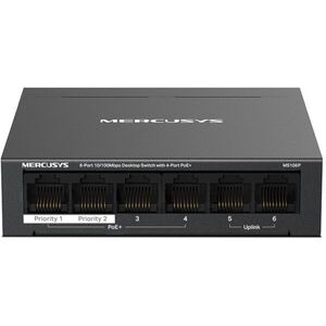 Mercusys MS106P, 6-Port FE kép