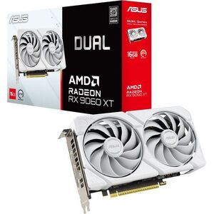 ASUS DUAL Radeon RX 9060 XT 16G WHITE kép