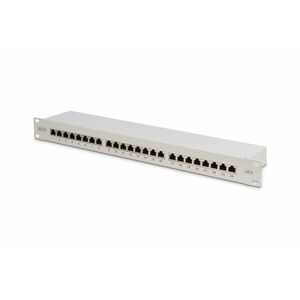 DIGITUS - 24 Portos Cat6 Árnyékolt Patch Panel - 1U kép