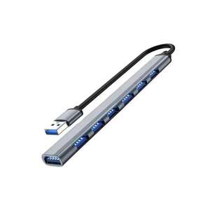 BlackBird 7 Portos USB 3.0 Hub - Alumínium kép