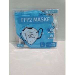 FFP2 szájmaszk, kék, 1db/csomag - Kiárusítás - A készlet erejéig kép