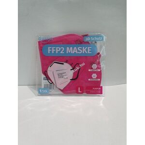 FFP2 szájmaszk, rózsaszín, 1db/csomag - A készlet erejéig kép