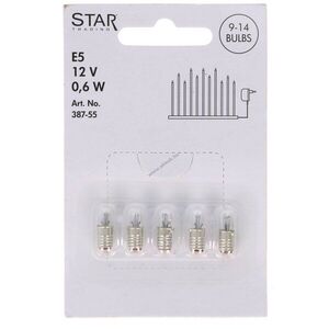 Star Trading E5 izzó 12V 0, 6W 387-55 5db/csomag kép