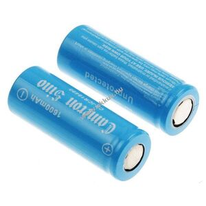 Helyettesítő ipari akku 18490 1600mAh 5.92Wh 2db/csomag Li-Ion 3.7V kép