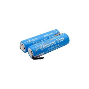 Helyettesítő ipari akku 18650 2900mAh 10.73Wh 2db/csomag forrfül Li-Ion 3.7V kép