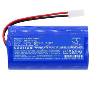 Helyettesítő orvosi eszköz akku ADE M400020 MZ40013-002 5200mAh 19.24Wh 3.7V kép
